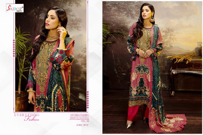 Sairoz Ayesha Zahra Premium Collection 2 Latest Festive Wear Pakistani Salwar Kameez Collection